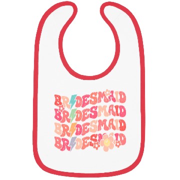 Discover Groovy Bridesmaid Wedding Bride Bachelorette Party Bibs