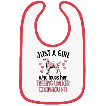 Discover Who Loves Her Treeing Walker hound Bibs