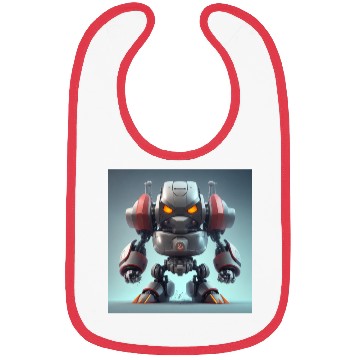 Discover Angry 3D Robot Bibs