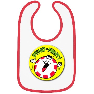 Discover Vintage Scratch And Sniff Sticker Peppermint Dyno- Bibs