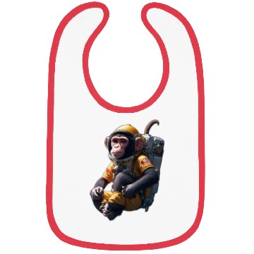 Discover Monkey in Space Bibs