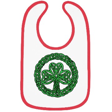 Discover Celtic Knot Irish Shamrock 3 Leaf C St Pats Bibs