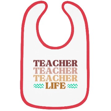 Discover TEACHER life - Funny Teacher's gift Bibs