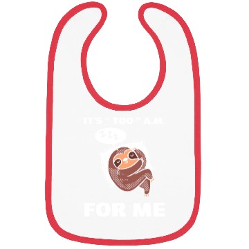 Discover Sleeping Sloth Sleepyhead Bibs
