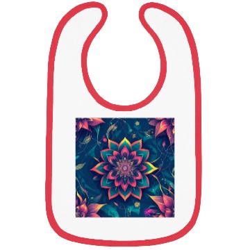 Discover Cyberpunk flowers Bibs