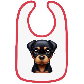 Discover Playful Rottweiler Puppy Bibs