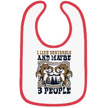 Discover I Like Squirrels And Maybe 3 People Fox Japanese Bibs