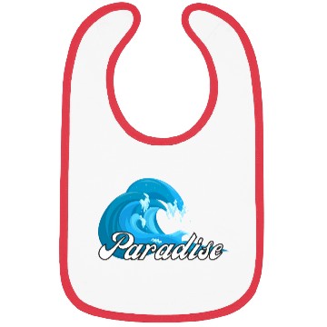 Discover Paradise green Bibs