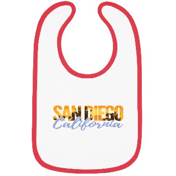 Discover San Diego California Beach Vacation Bibs