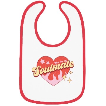 Discover Soulmate heart valentine sublimation trending Bibs