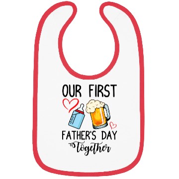 Discover Our First Father'S Day Together Bibs
