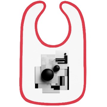 Discover Abstract Circles and Squares Bibs