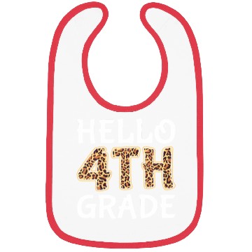 Discover Back to School Fourth Grade Hello 4th Grade Bibs