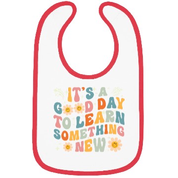 Discover It's A Good Day To Learn Something New Retro Back Bibs