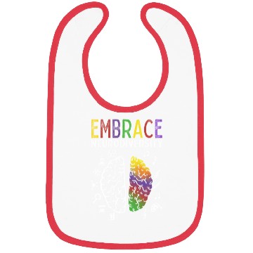 Discover Neurodiversity Embrace Adhd Autism Asd Brain Bibs