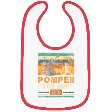 Discover Pompeii Fun Run - Geography Volcanologist Bibs
