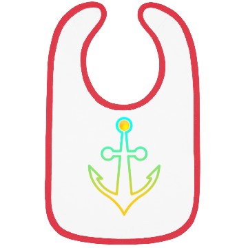 Discover Preppy Nautical Anchor For Sailors Boaters Bibs