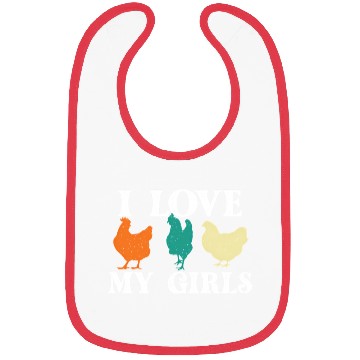 Discover I Love My Chicken Farm Animal Farmyard Bibs