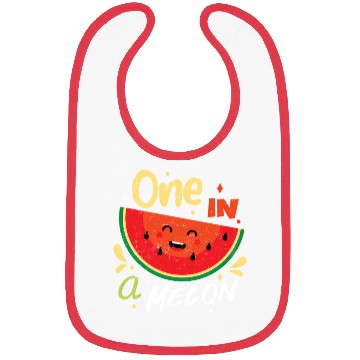 Discover One In A Melon Watermelon Fruitarian Summer Fruit Bibs