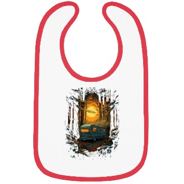 Discover Rv Camping Camper Caravan Motorhome Forest Bibs