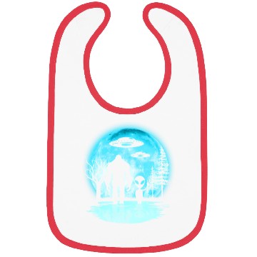 Discover Alien And Bigfoot Bibs