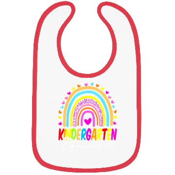 Discover Back To School Kindergarten Squad Rainbow Teacher Bibs