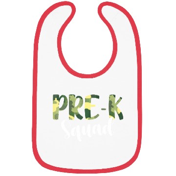 Discover Camo Pre-K Squad Back To School Camouflage Bibs