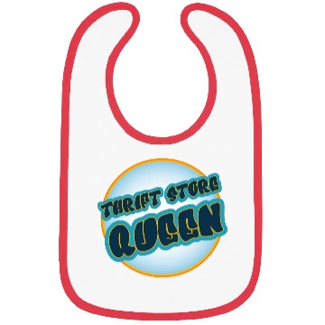 Discover Thrift Store Queen blue orange Bibs