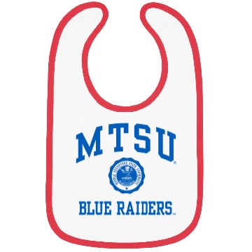Discover Middle Tennessee State Blue Raiders Seal Logo Bibs