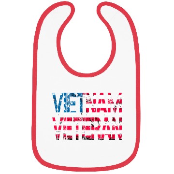 Discover Vietnam Veteran Us Flag Vietnam Vets Bibs