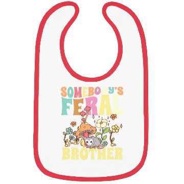 Discover Somebody's Feral Brother Wild Bro Opossum Groovy Bibs