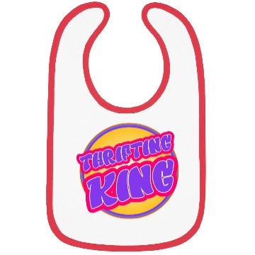 Discover Thrifting King purple yellow Bibs