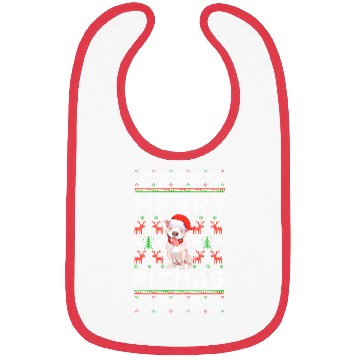 Discover Pitbull Merry Pitmas Ugly Bibs