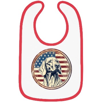 Discover American Flag Dog Design Bibs