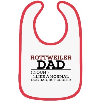Discover Rottweiler Dad Bibs