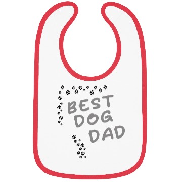 Discover BEST DOG DAD Bibs