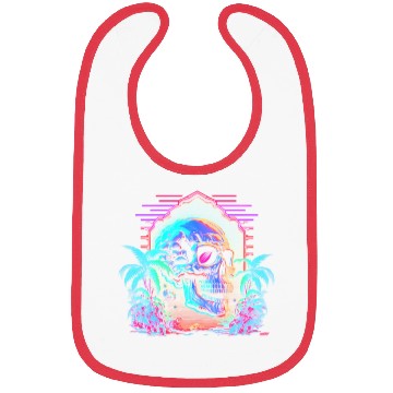Discover ull Vaporwave Retrowave Aesthetic Synthwave Bibs