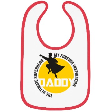Discover DADDY - The Ultimate Super Hero Bibs