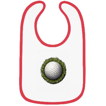 Discover Golf Ball Green Grass Golfer Golf Player Golfing Bibs