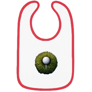 Discover Golf Ball Green Grass Golfer Golf Player Golfing Bibs