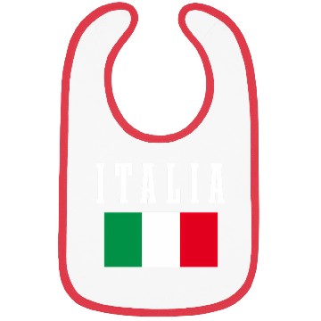 Discover Italia Italian Flag Italy Pride Bibs