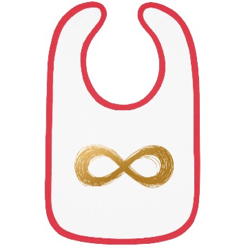 Discover Golden Infinity Neurodiversity Symbol Autism Aware Bibs