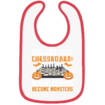 Discover Chess Halloween Trick Or Treat Chess Board Game Bibs