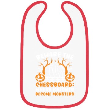 Discover Chess Halloween Trick Or Treat Chess Board Game Bibs