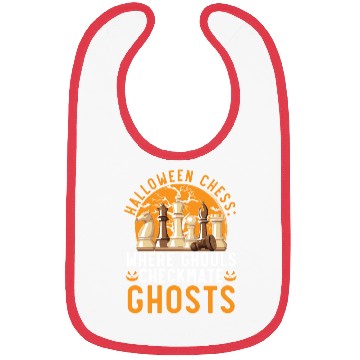 Discover Chess Halloween Trick Or Treat Chess Board Game Bibs