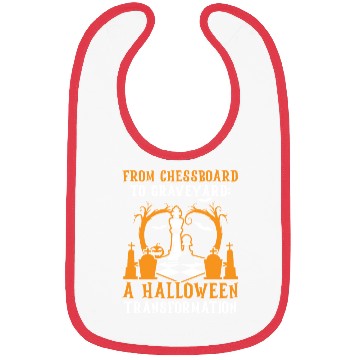 Discover Chess Halloween Trick Or Treat Chess Board Game Bibs