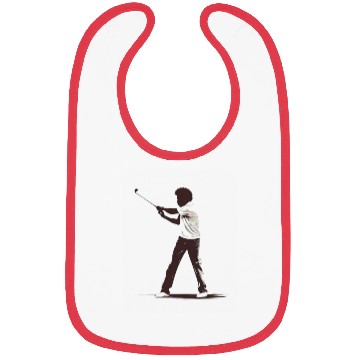 Discover Golfer Afro Man Golf Player African American Bibs