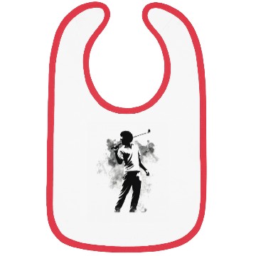 Discover Golfer Afro Man Golf Player African American Bibs