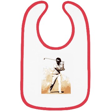 Discover Golfer Afro Man Golf Player African American Bibs