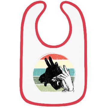 Discover Animal Shadows donkey Bibs